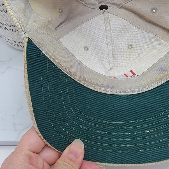 American Vintage | USA Olympics grey distressed corduroy adjustable hat | unisex - Picture 6 of 9